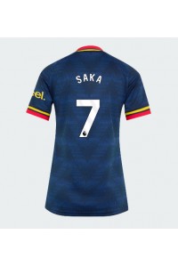 Arsenal Bukayo Saka #7 Jalkapallovaatteet Naisten Vieraspaita 2026-27 Lyhythihainen